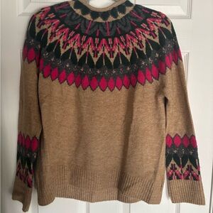 Vince Camuto Fair Isle Pullover Sweater